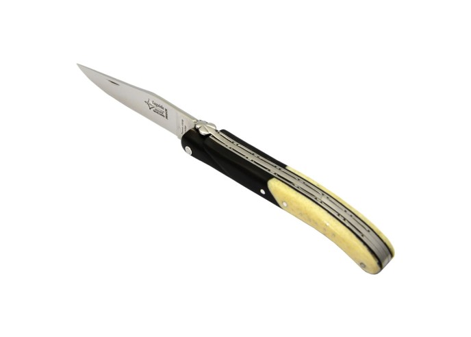Laguiole knife with ebony and bone handle - Arbalète G.David