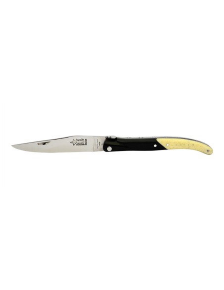 Laguiole knife with ebony and bone handle - Arbalète G.David