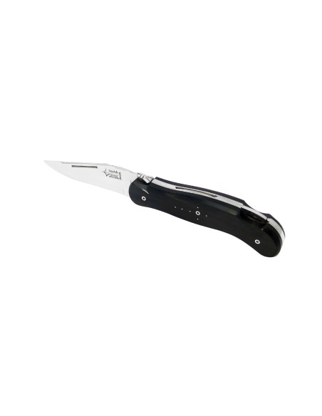 Laguiole knife Grande Nature Hand-Chiseled, 12 cm ebony wood handle