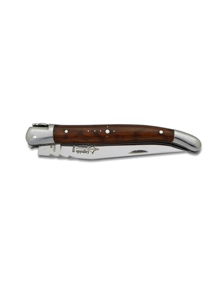 Laguiole Forged folding knife, 12 cm snakewood handle, shiny finish