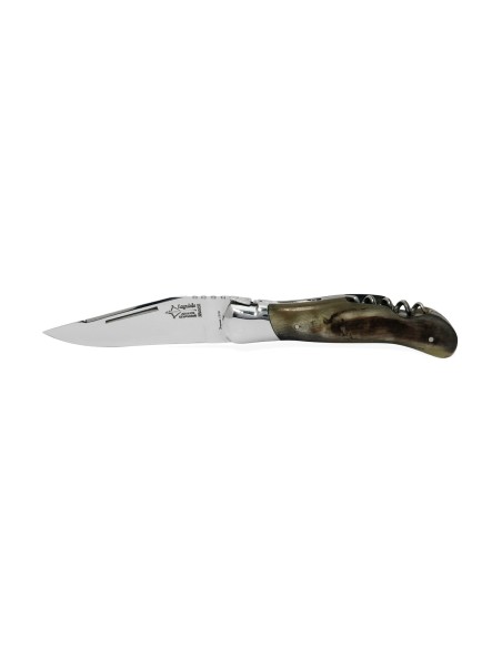 Laguiole Nature Prestige 2 pièces  en Corne de Bélier 12 cm