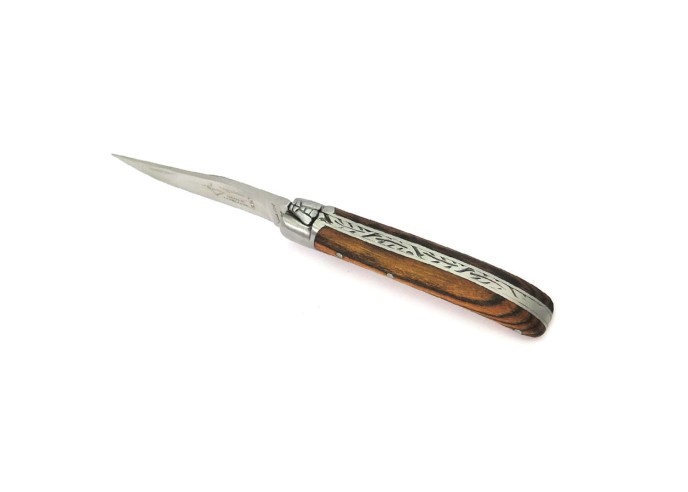 Laguiole knife for Ladies bokote wood handle - Arbalète G.David