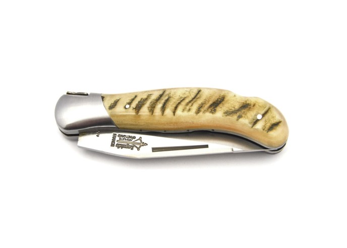 laguiole grande nature doubles platines Corne de Bélier 12 cm