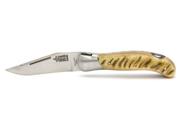 laguiole grande nature doubles platines Corne de Bélier 12 cm
