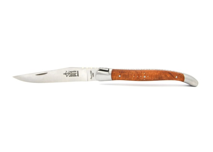 Laguiole folding knife Prestige, briar wood handle