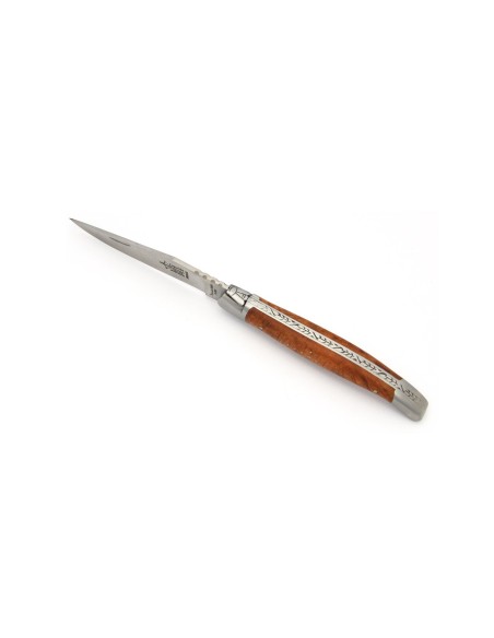 Laguiole folding knife Prestige, briar wood handle