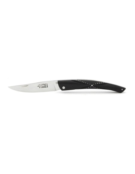 Le Thiers ® prestige pliant, manche papillon en ébène de 12 cm