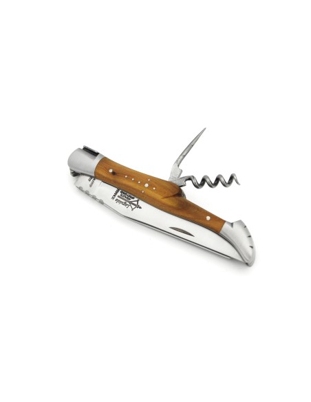 Laguiole Horse Rider folding knife, juniper wood handle, matt finish