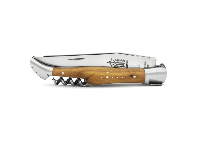 Laguiole Horse Rider folding knife, juniper wood handle, matt finish