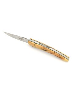 Le Thiers ® pliant Prestige, manche en genévrier de 12 cm, finition mat