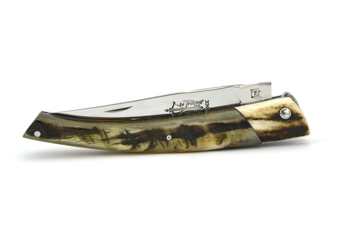 Le Thiers® pliant fausse mitre bois de cerf et manche en corne de buffle