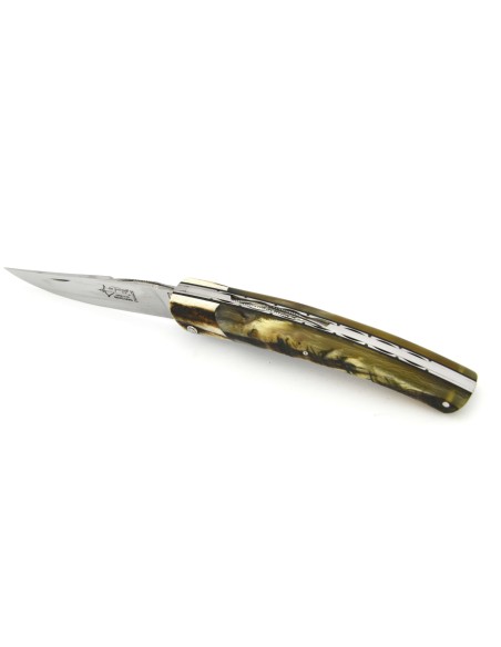 Le Thiers® pliant fausse mitre bois de cerf et manche en corne de buffle