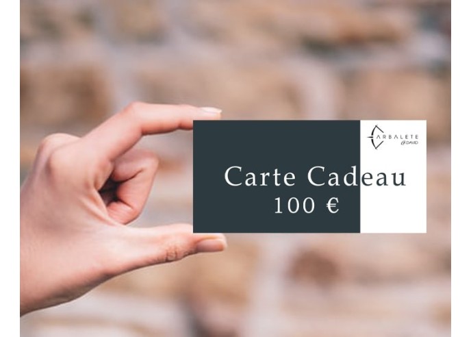 Gift card 100€ - Arbalète G.David