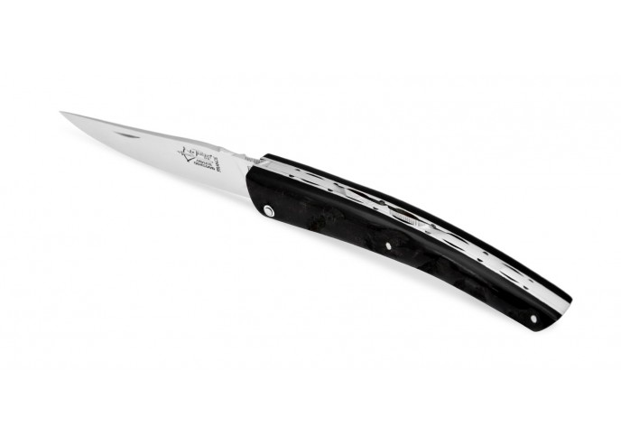 Le Thiers ® Prestige, hand-chiseled, buffalo horn with crust, shiny finish