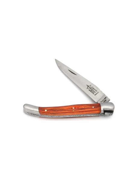 Laguiole folding knife for Ladies, 11 cm rosewood handle, matt finish