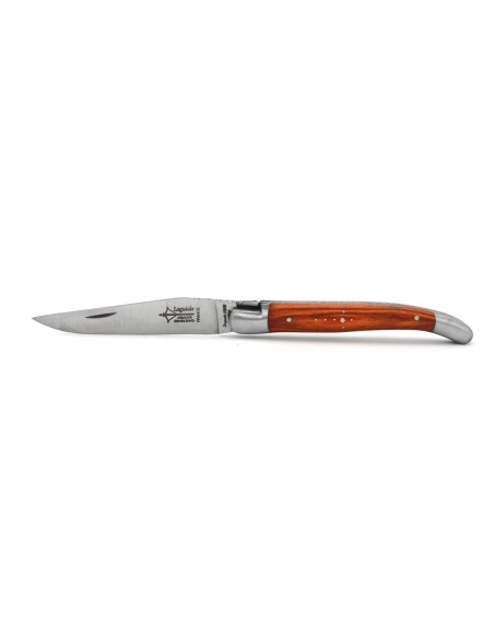 Laguiole folding knife for Ladies, 11 cm rosewood handle, matt finish