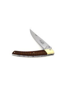 Le Thiers ® Prestige folding knife, false bolster in bone, 12 cm snakewood handle, shiny finish