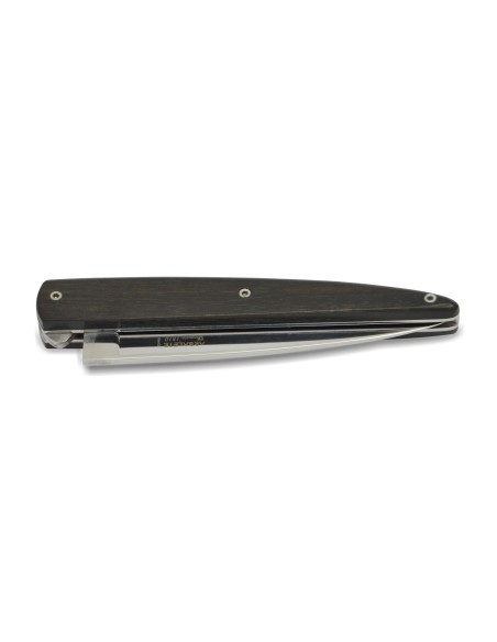 Arbalète knife, Full Ebony handle, shiny finish
