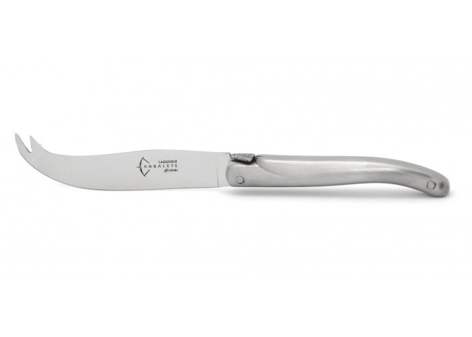 Laguiole cheese knife, 8 cm full inox handle, matt finish