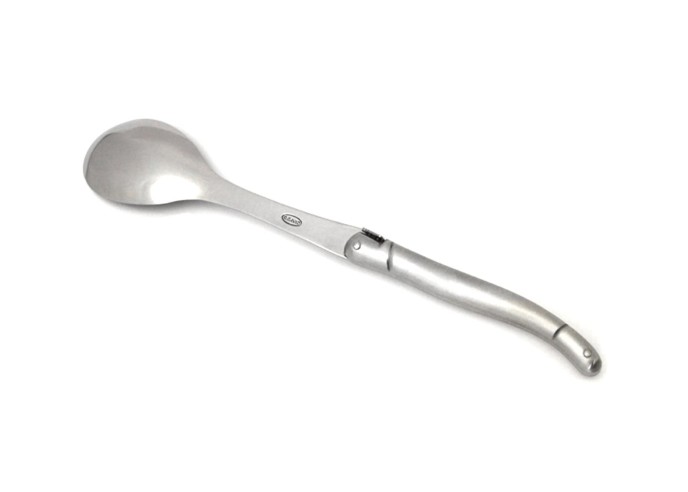 Laguiole salad set, 12 cm full inox handle, matt finish