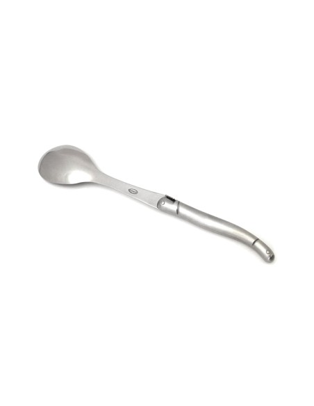 Laguiole salad set, 12 cm full inox handle, matt finish