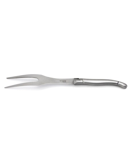 Laguiole carving knife set, 12 cm full inox handle, matt finish