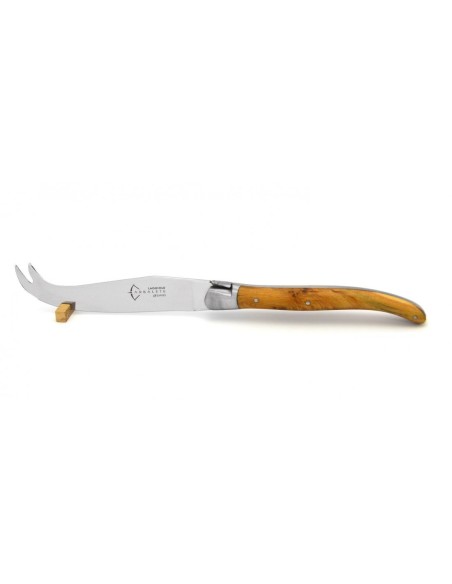 Laguiole cheese knife, juniperwood handle, matt finish