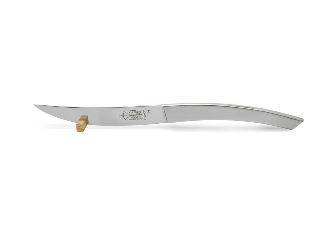 2899 - Coffret de 6 Couteaux Table G DAVID Monobloc Inox 23 cm Microdentés