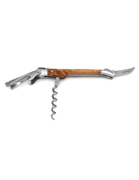 Sommelier Laguiole Prestige, manche en bois de genévrier de 12 cm, finition mat