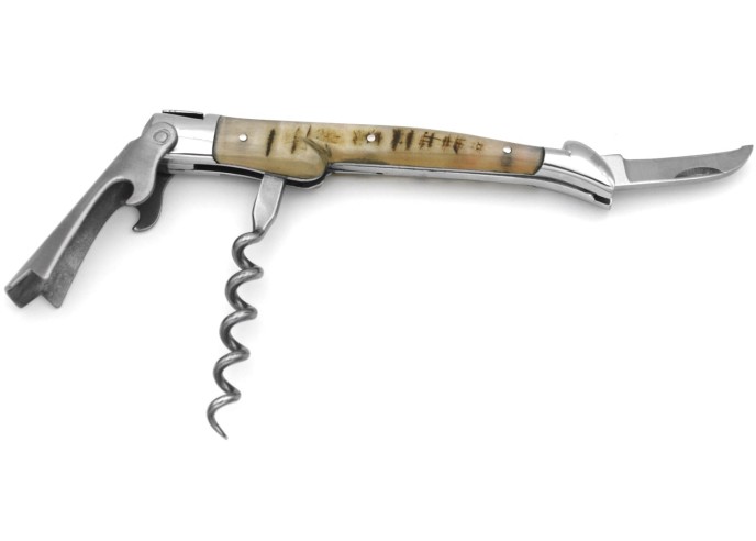 Sommelier Laguiole Prestige, ram horn handle, shiny finish