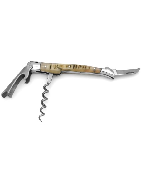 Sommelier Laguiole Prestige, ram horn handle, shiny finish