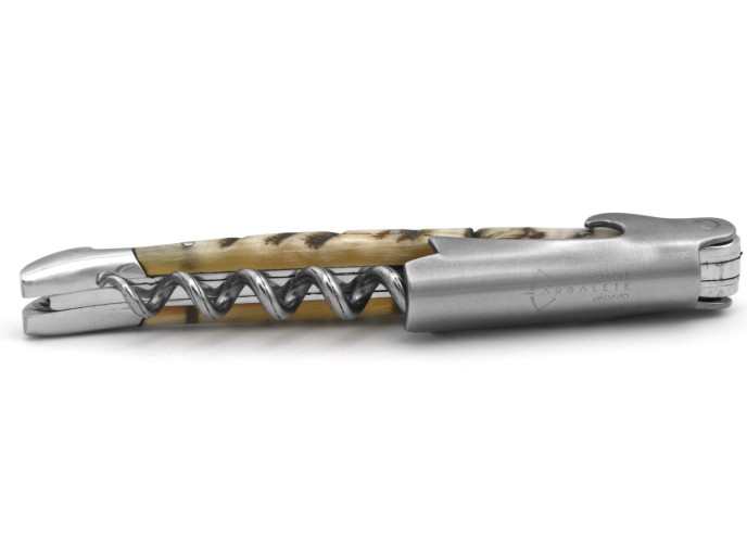 Sommelier Laguiole Prestige, ram horn handle, shiny finish