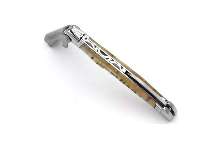 Sommelier Laguiole Prestige, manche en bélier, finition brillant