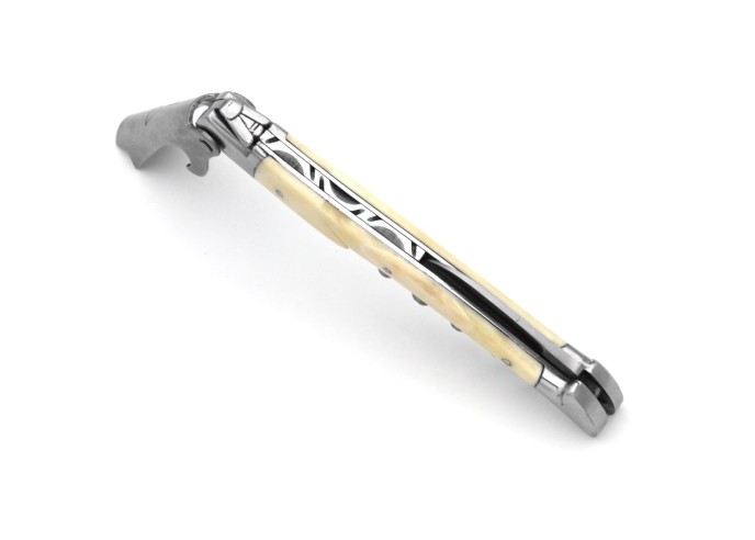 Sommelier Laguiole Prestige, manche en phacochère, finition brillant