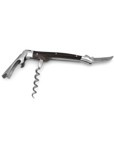 Sommelier Laguiole Prestige, manche en buffle noir, finition brillant 2