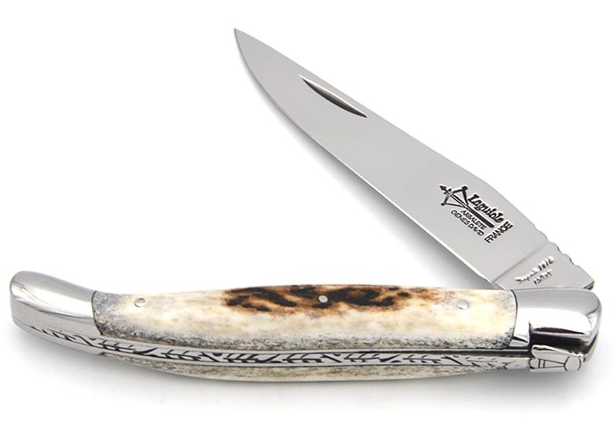 Couteau de cuisine, manche bois (grand) — Coutellerie J.CALMELS | Depuis  1829