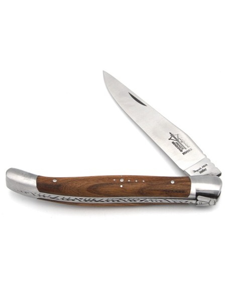 Laguiole pliant Prestige, manche en noyer, finition mat