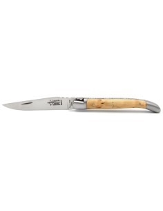 Laguiole folding knife Forged, 11 cm birch handle with matt finish 2