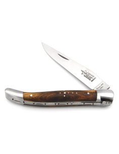 Laguiole folding knife Forged, 11cm pistachio wood handle, matt finish