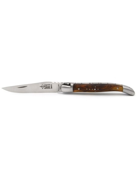 Laguiole folding knife Forged, 11cm pistachio wood handle, matt finish