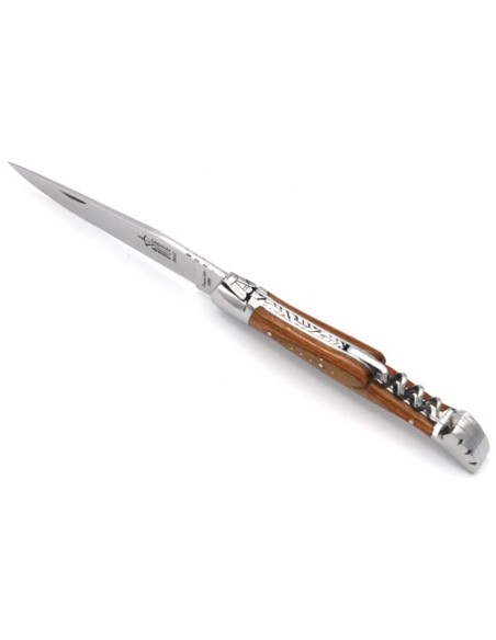 Laguiole pliant Prestige, lame et tire-bouchon, manche en stamina de 12 cm, finition brillant