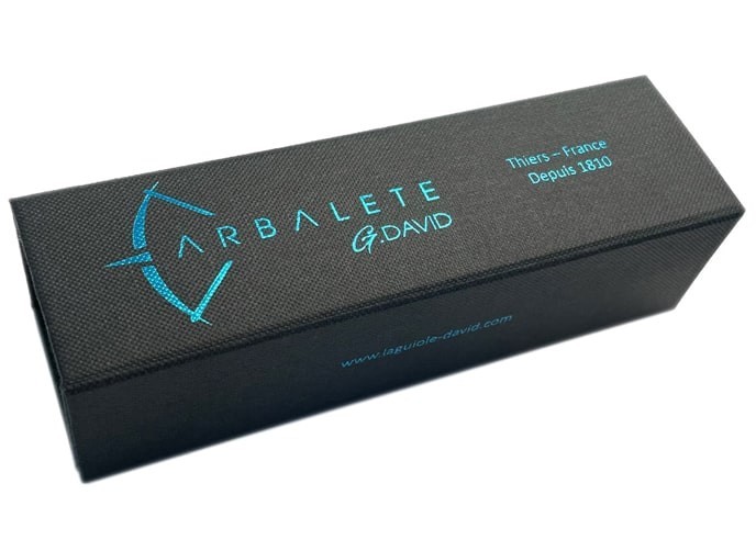 Sommelier Laguiole Prestige, manche en bois d'olivier, finition mat