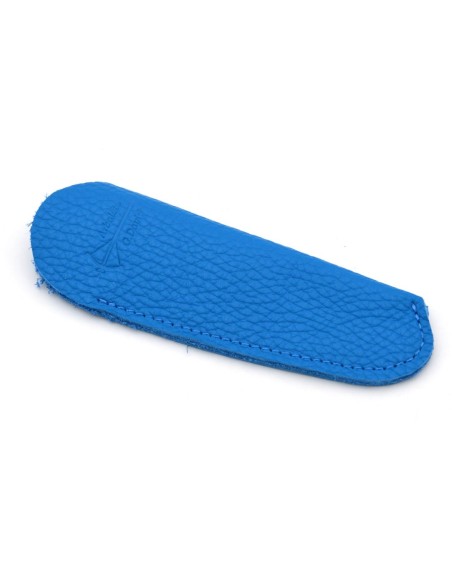Etui cuir de poche bleu pour couteaux pliants - Arbalète G.David