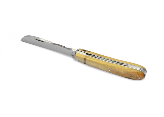 London folding knife, juniper wood handle