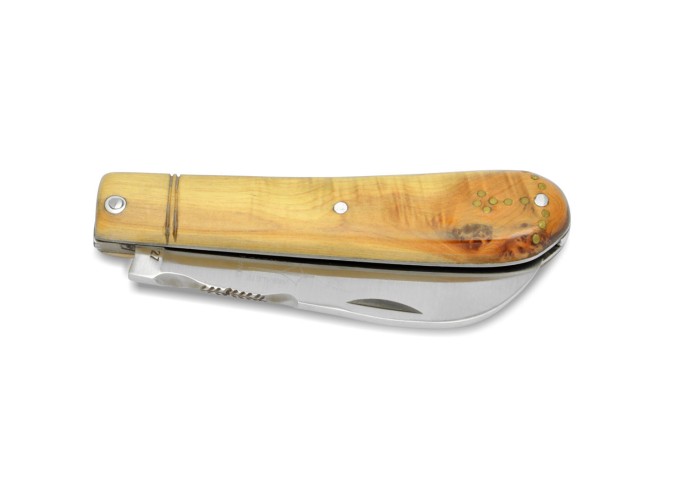 Couteau pliant London, manche en genévrier