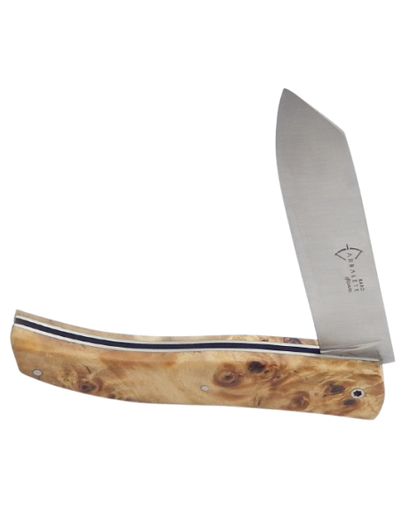 The KARO from Arbalete, chestnut burl handle