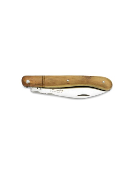 Aurillac folding knife, juniper wood handle