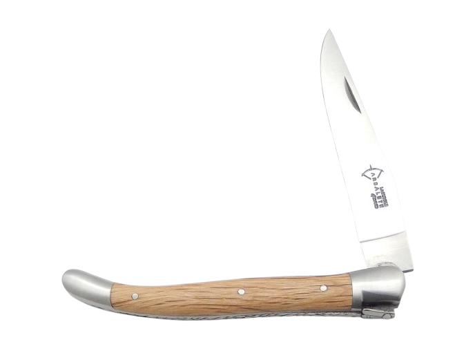 Couteau pliant Laguiole, chêne vert - Arbalète G. David