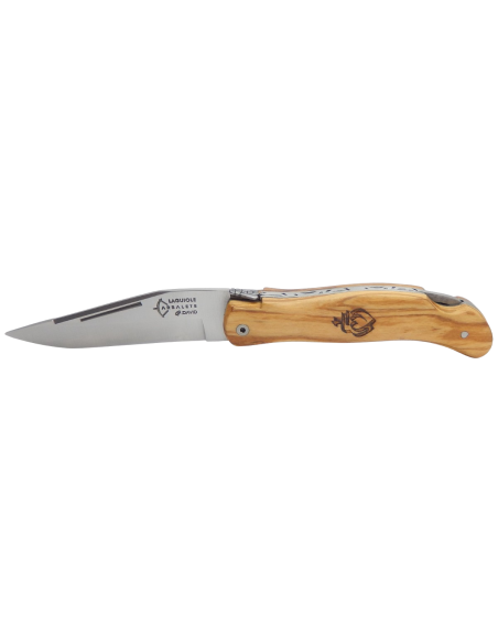 Laguiole knife Grande Nature, olive wood handle - Arbalète G. David