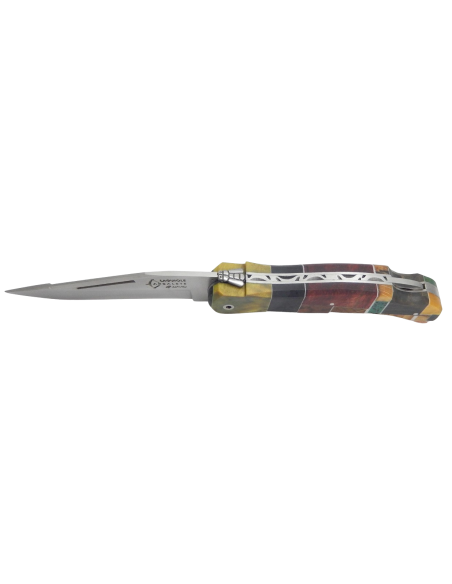 Laguiole knife Grande Nature, tetris wood handle - Arbalete G. David
